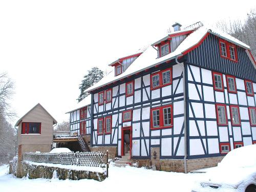 Kaffeemühle im Winter