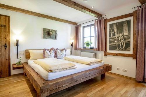 Schlafzimmer der Ferienwohnung Kuhweide