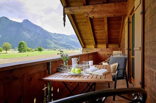 Auszeit auf dem Balkon der Fewo Morgensonne