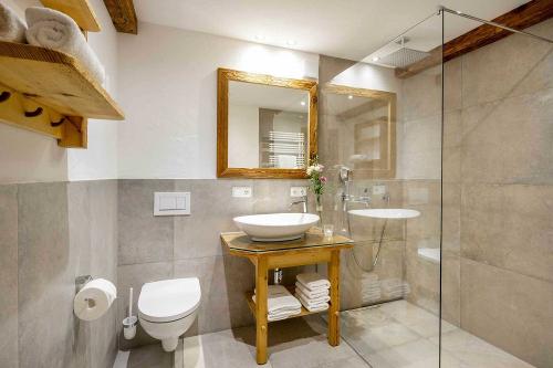 Luxuriöses Badezimmer der Fewo Huehnerschar