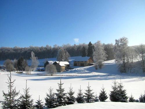 Wassermühle Knau im Winter