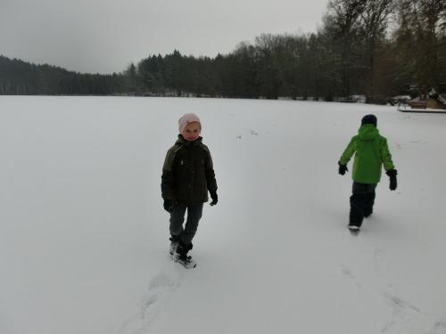 über das Wasser laufen
