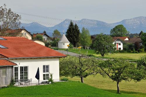 Toller Ausblick von der Terrasse der Stadelwohnung