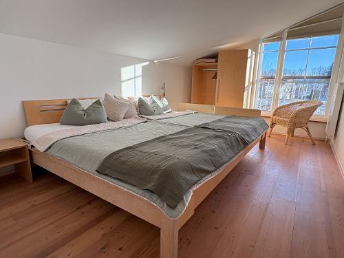 Familienbett in der Giebelwohnung