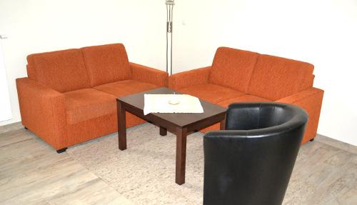 Wohnzimmer FeWo 90 m ²