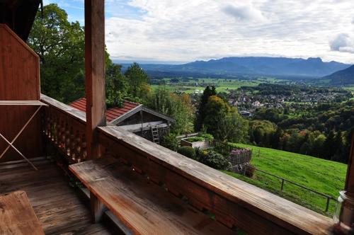 am Balkon