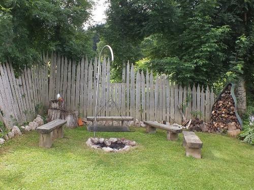 Unsere Feuerstelle lädt ein