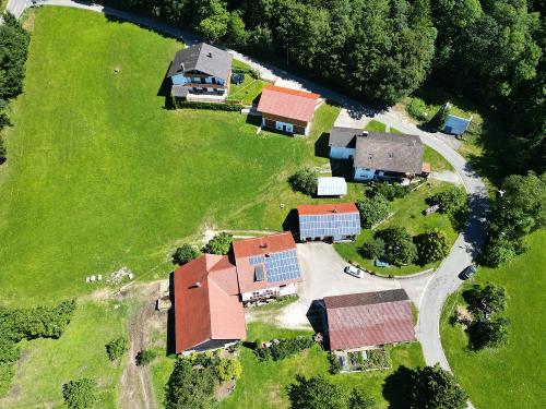 Luftbildaufnahme vom Ferienhof Fernblick