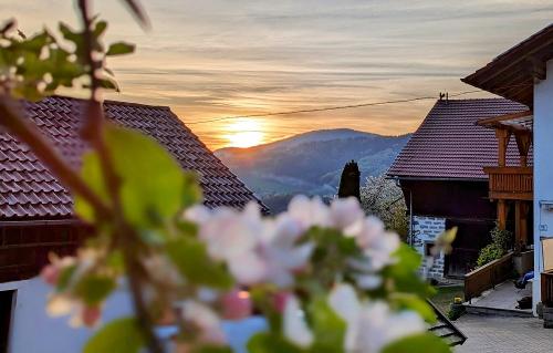 Abendstimmung am Bauernhof