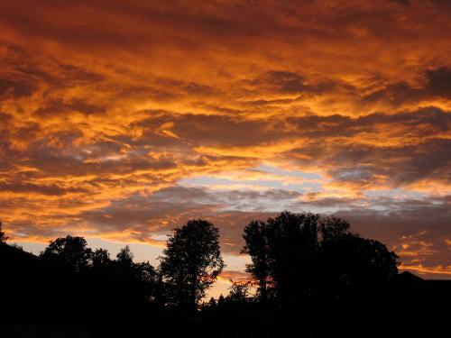 Abendstimmung am Hof