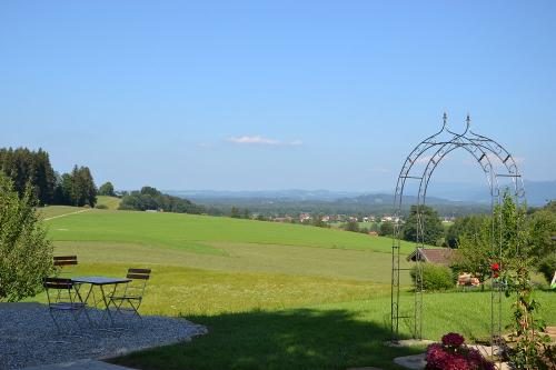 Ausblick vom Biergarten