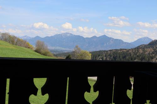 Berghof Aussicht Balkon Ost