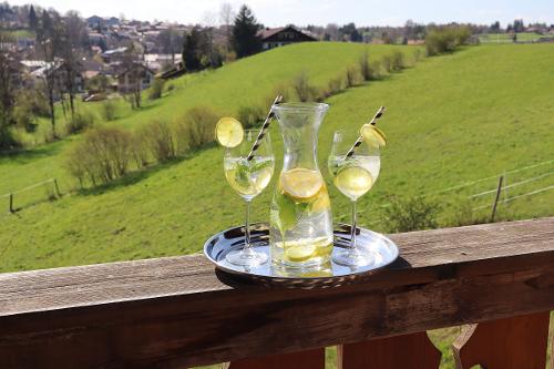 Dorfblick Balkon