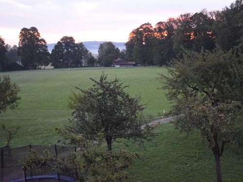 Blick am Morgen vom Balkon Blick am Morgen vom Balkon
