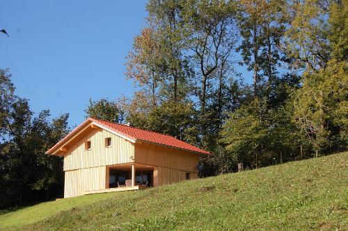 Freistehende Auszeithütte