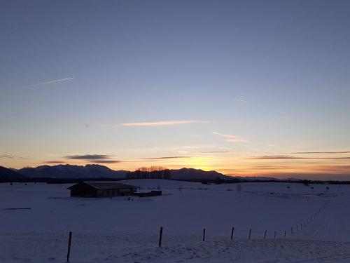 wintersonnenuntergang