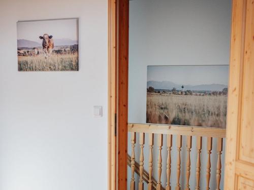 Blick vom Schlafzimmer in den Flur der Ferienwohnung