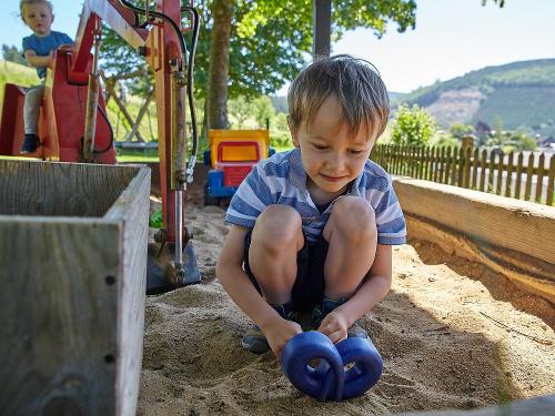 Im Sandkasten