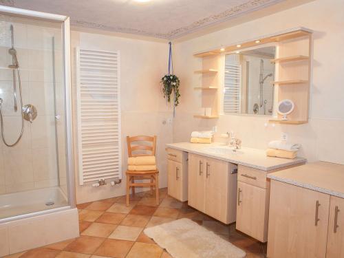 Badezimmer Alpspitzblick
