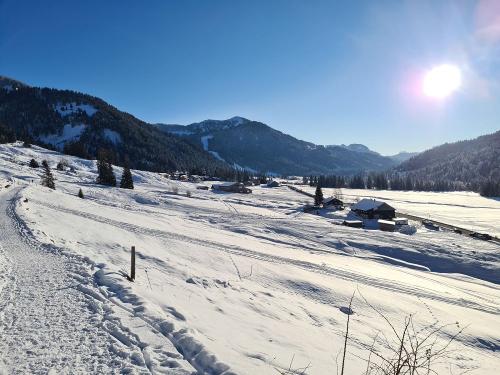 Balderschwanger Tal im Winter