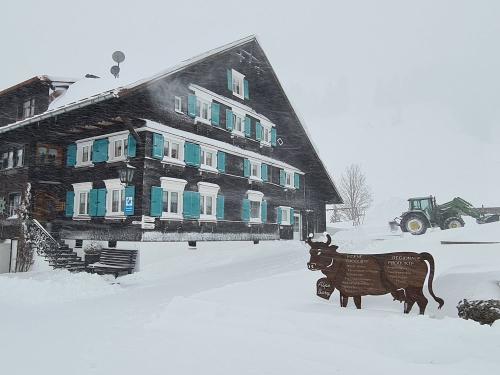 Schneegestöber Ferienhof Alpe Berg