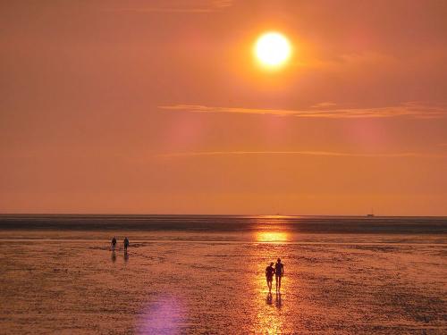 Sonnenuntergang in Friedrichskoog