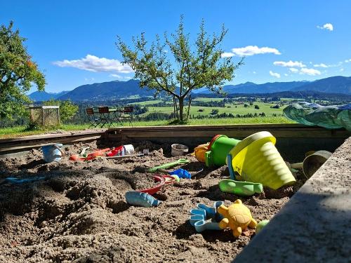 Sandkasten mit Aussicht Sandkasten mit Aussicht