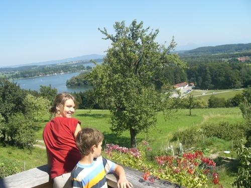 Blick vom Balkon