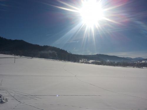 Winterblick vom Balkon
