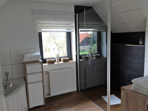 Ferienhaus Alter Apfelbaum- Badezimmer