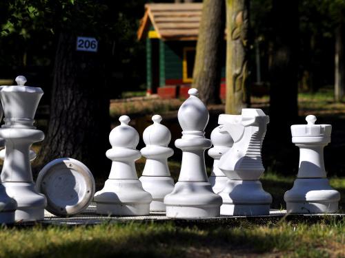 Freiluft-Schach