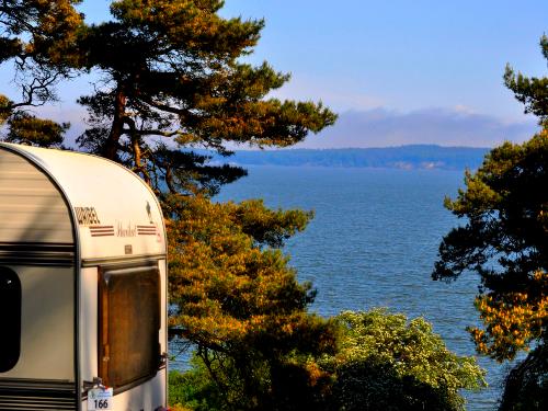 Camping mit Boddenblick