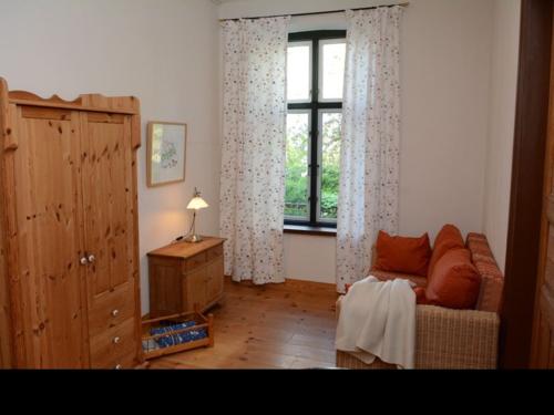 Gartenwohnung Ecke mit Schlafcouch