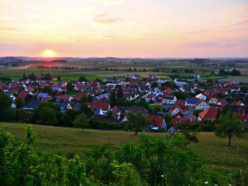 Sonnenuntergang Ries