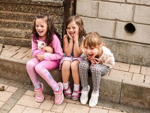 Spaß haben mit Freunden