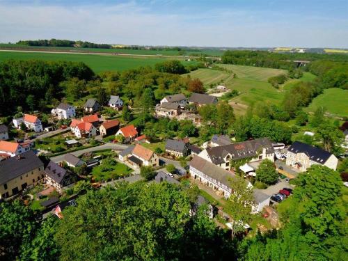 Luftbildaufnahme von Posterstein