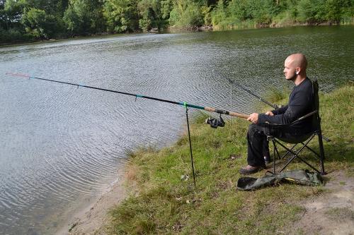 Angeln am hofeigenen See