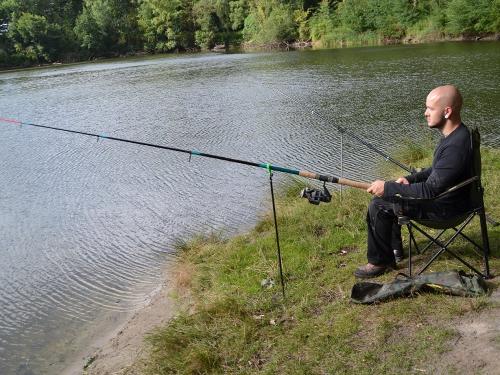 Angeln am hofeigenen See