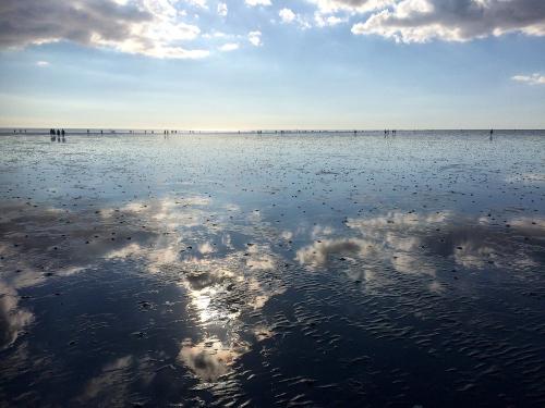 Wolkenspiegelung