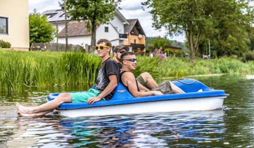 Tretbootfahren