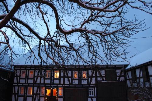 Hof im Winter