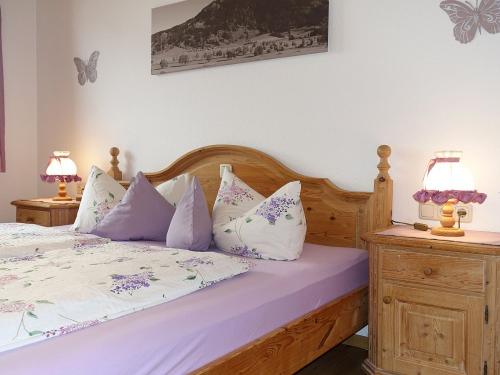 Schlafzimmer Ferienwohnung Grünten