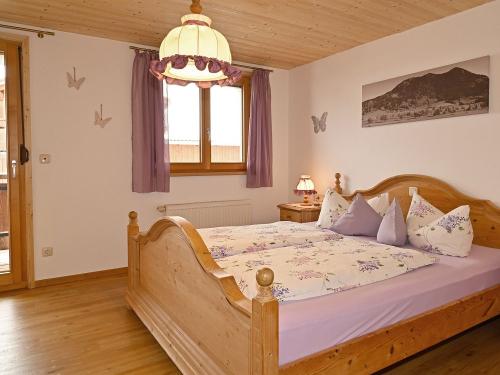 Schlafzimmer Ferienwohnung Grünten