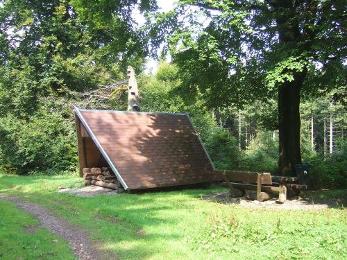 Schutzhütte am Rennsteig