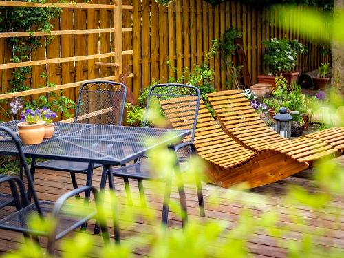 Gemüticher Sitzbereich im Garten