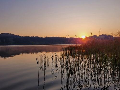 Sonnenaufgang am Badeplatz