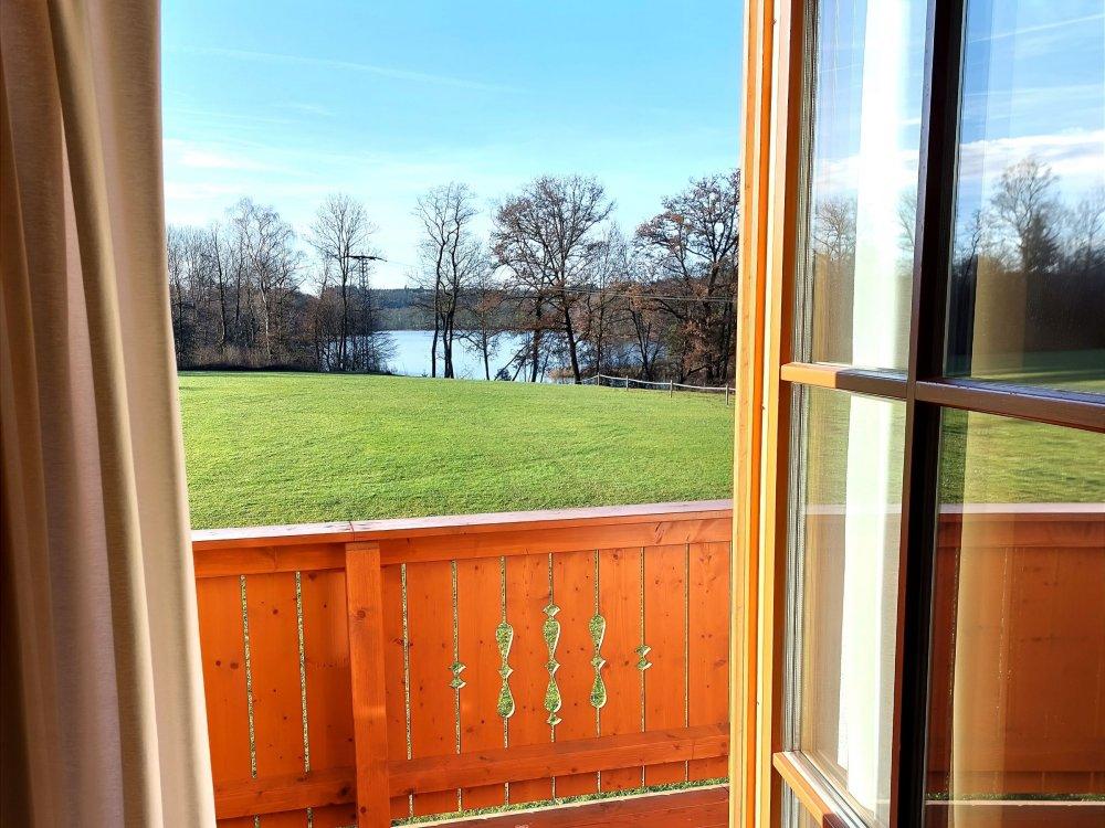 Seeblick Balkon