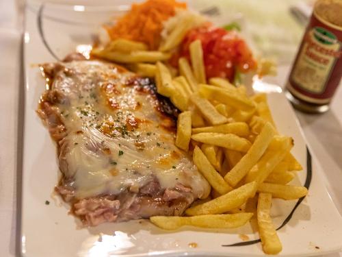 Frisches Steak im Gasthaus