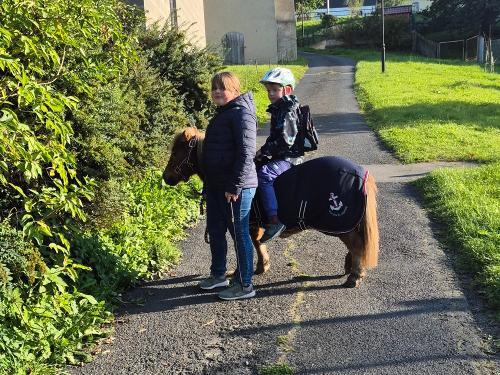 Ponyreiten für die Kleinsten nach Rücksprache möglich