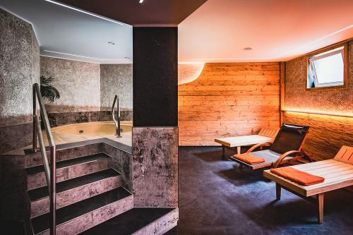 Ruhebereich in der Sauna